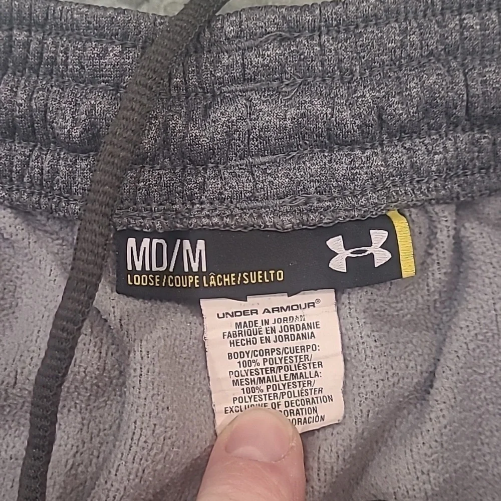 UNDER ARMOUR MEN'S STORM ARMOUR FLEECE SWEATPANTS MEDIUM - Picture 4 of 10